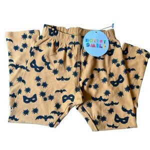 NEW Dot Dot Smile Orange Brown Spooky Leggings 12-24M